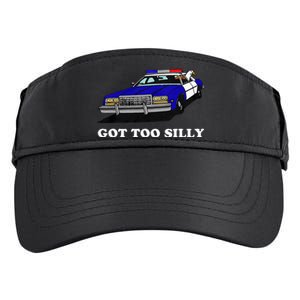 Funny Got Too Silly Goose Adult Drive Performance Visor