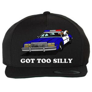 Funny Got Too Silly Goose Wool Snapback Cap