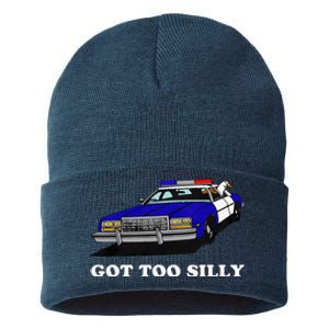 Funny Got Too Silly Goose Sustainable Knit Beanie