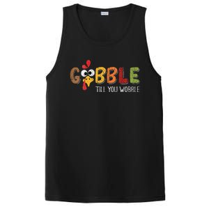 Funny Gobble Turkey Matching Family Thanksgiving Party Pajama PosiCharge Competitor Tank