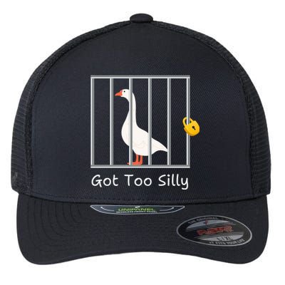 Funny Got Too Silly M.E.N.S Women Silly Goose In Prison Case Flexfit Unipanel Trucker Cap