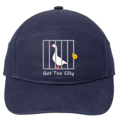 Funny Got Too Silly M.E.N.S Women Silly Goose In Prison Case 7-Panel Snapback Hat