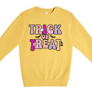 Fall Graphic Teestrick Or Treat Gift Premium Crewneck Sweatshirt