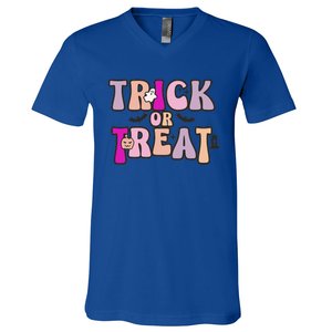 Fall Graphic Teestrick Or Treat Gift V-Neck T-Shirt