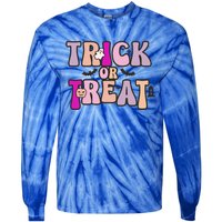 Fall Graphic Teestrick Or Treat Gift Tie-Dye Long Sleeve Shirt