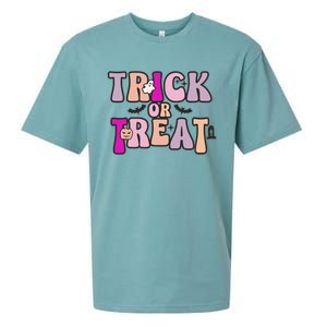 Fall Graphic Teestrick Or Treat Gift Sueded Cloud Jersey T-Shirt