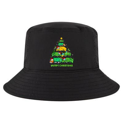 Funny Garbage Truck Christmas Tree Ornament Decor Cool Comfort Performance Bucket Hat