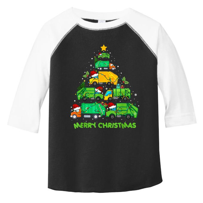 Funny Garbage Truck Christmas Tree Ornament Decor Toddler Fine Jersey T-Shirt
