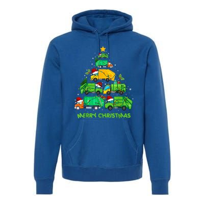 Funny Garbage Truck Christmas Tree Ornament Decor Premium Hoodie