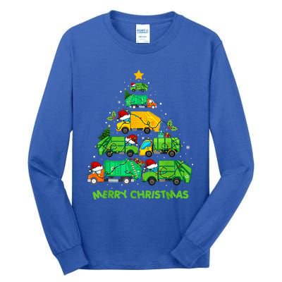 Funny Garbage Truck Christmas Tree Ornament Decor Tall Long Sleeve T-Shirt