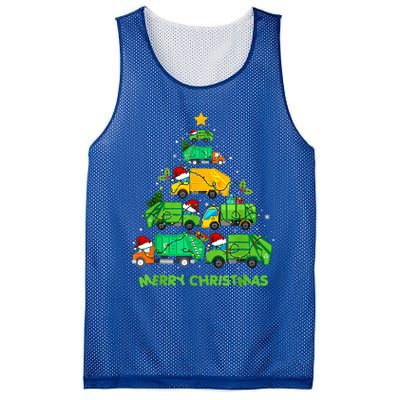 Funny Garbage Truck Christmas Tree Ornament Decor Mesh Reversible Basketball Jersey Tank