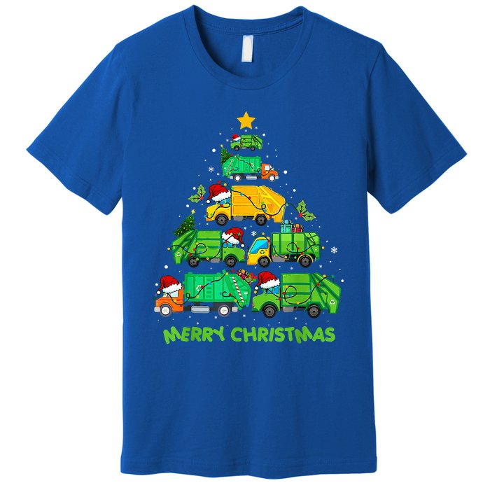 Funny Garbage Truck Christmas Tree Ornament Decor Premium T-Shirt