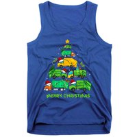 Funny Garbage Truck Christmas Tree Ornament Decor Tank Top