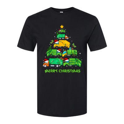 Funny Garbage Truck Christmas Tree Ornament Decor Softstyle CVC T-Shirt