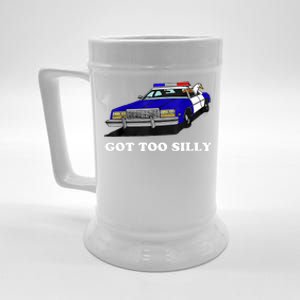 Funny Got Too Silly Goose Beer Stein