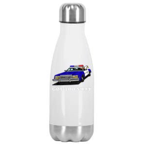 Funny Got Too Silly Goose Stainless Steel Insulated Water Bottle