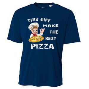 Funny Gift This Guy Makes The Best Pizza Cooling Performance Crew T-Shirt