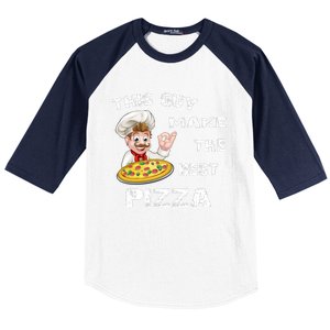 Funny Gift This Guy Makes The Best Pizza Baseball Sleeve Shirt