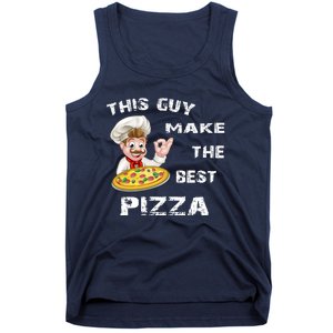 Funny Gift This Guy Makes The Best Pizza Tank Top