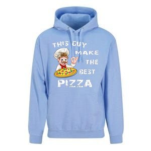 Funny Gift This Guy Makes The Best Pizza Unisex Surf Hoodie