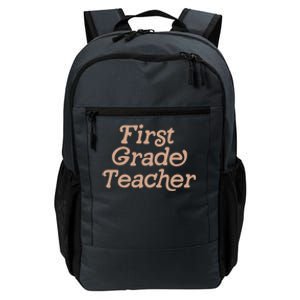 First Grade Teacher Retro Back To School 1St Grade Funny Gift Daily Commute Backpack