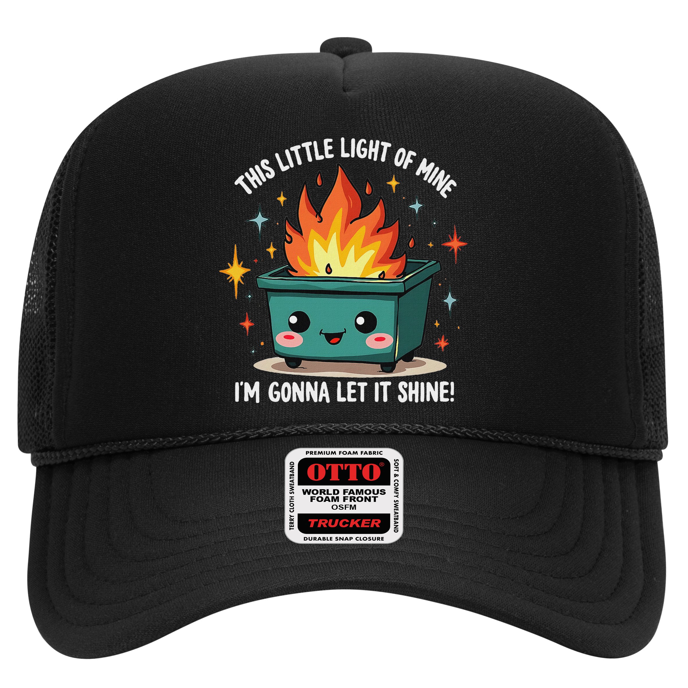 Fun Groovy This Little Light Of Mine Emotional Dumpster Fire Hat