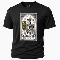 Funny Gardener The Pickle Skeleton Cucumber Gift Cooling Performance Crew T-Shirt