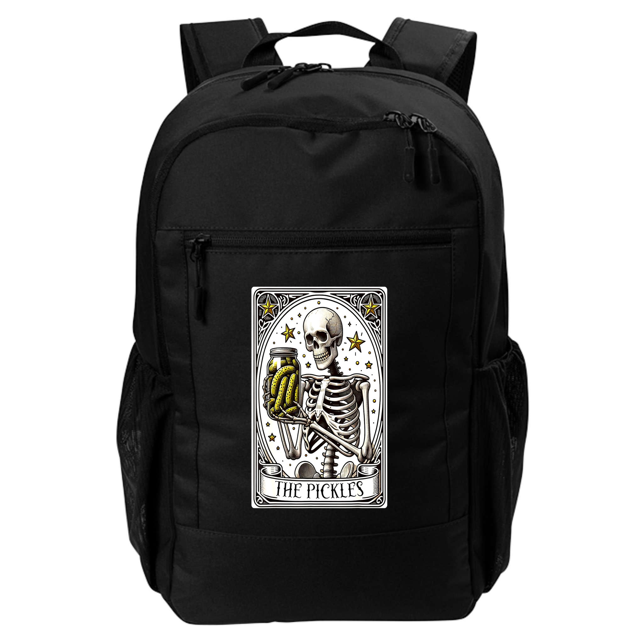 Funny Gardener The Pickle Skeleton Cucumber Gift Backpack