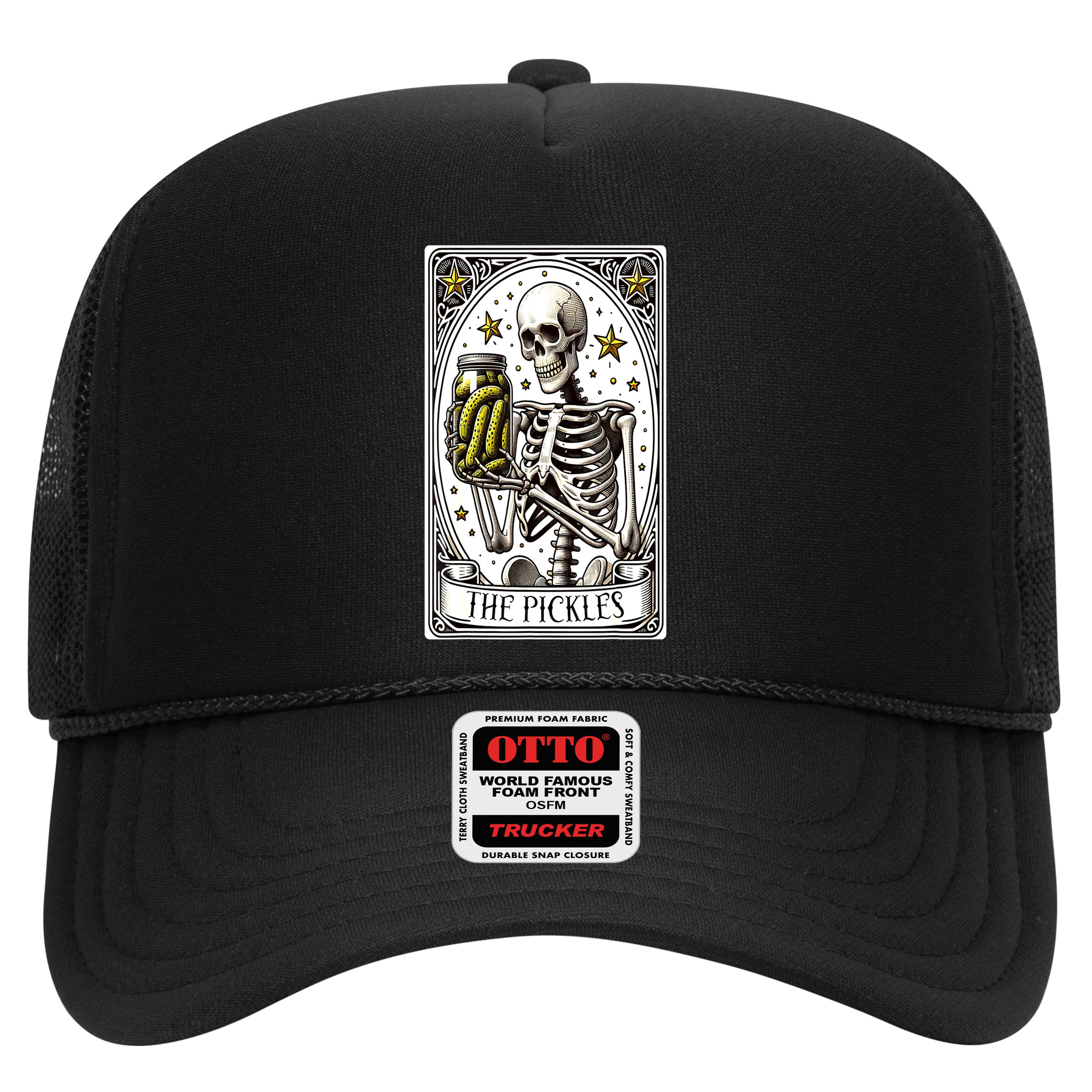 Funny Gardener The Pickle Skeleton Cucumber Gift Hat