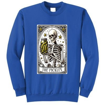 Funny Gardener The Pickle Skeleton Cucumber Gift Sweatshirt