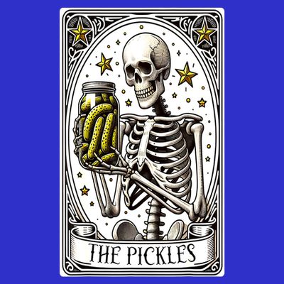 Funny Gardener The Pickle Skeleton Cucumber Gift T-Shirt