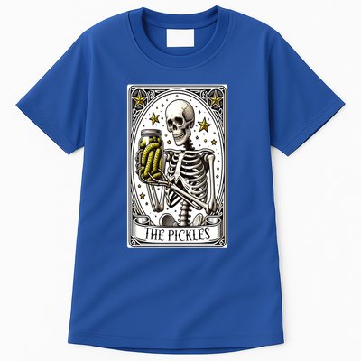 Funny Gardener The Pickle Skeleton Cucumber Gift Tall T-Shirt