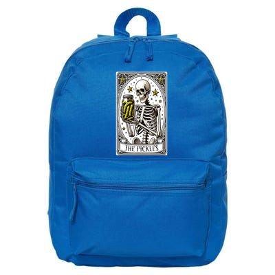 Funny Gardener The Pickle Skeleton Cucumber Gift 16 in Basic Backpack