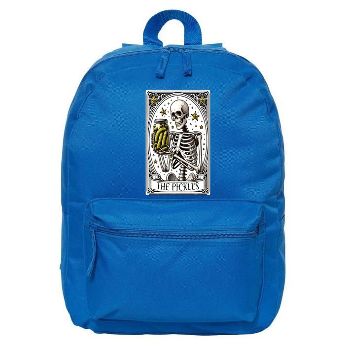 Funny Gardener The Pickle Skeleton Cucumber Gift 16 in Basic Backpack