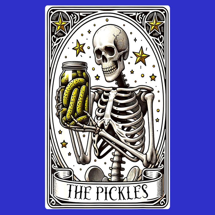 Funny Gardener The Pickle Skeleton Cucumber Gift 16 in Basic Backpack