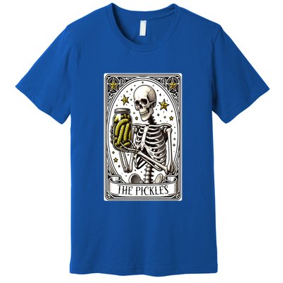 Funny Gardener The Pickle Skeleton Cucumber Gift Premium T-Shirt