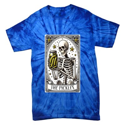 Funny Gardener The Pickle Skeleton Cucumber Gift Tie-Dye T-Shirt