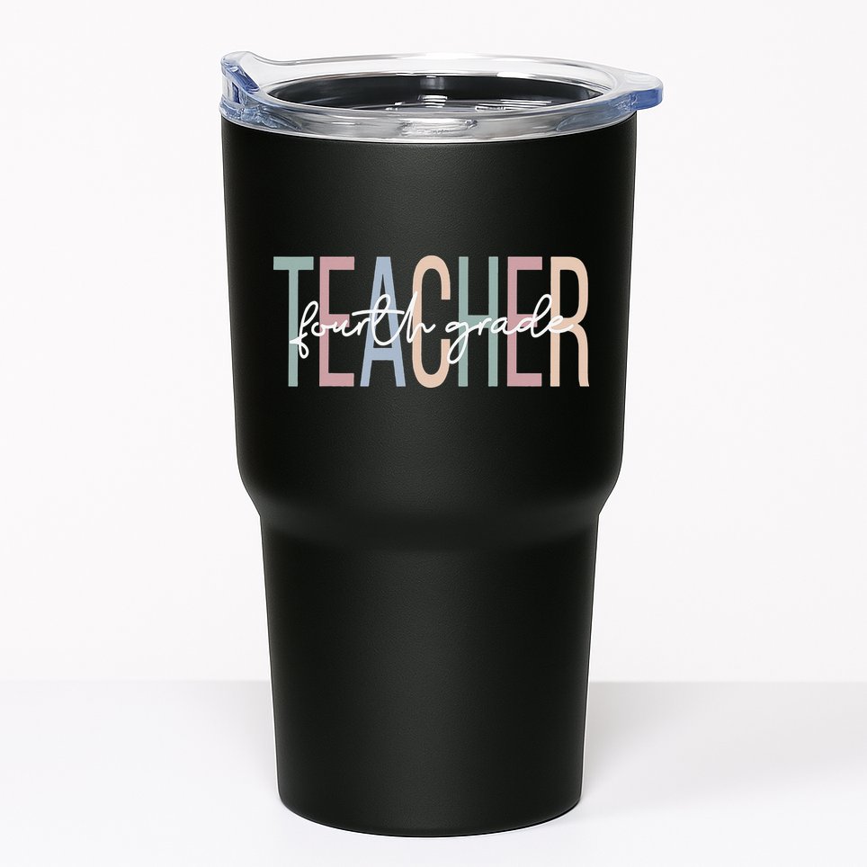 Fourth Grade Teacher Boho 4th Grade Teacher Tumbler