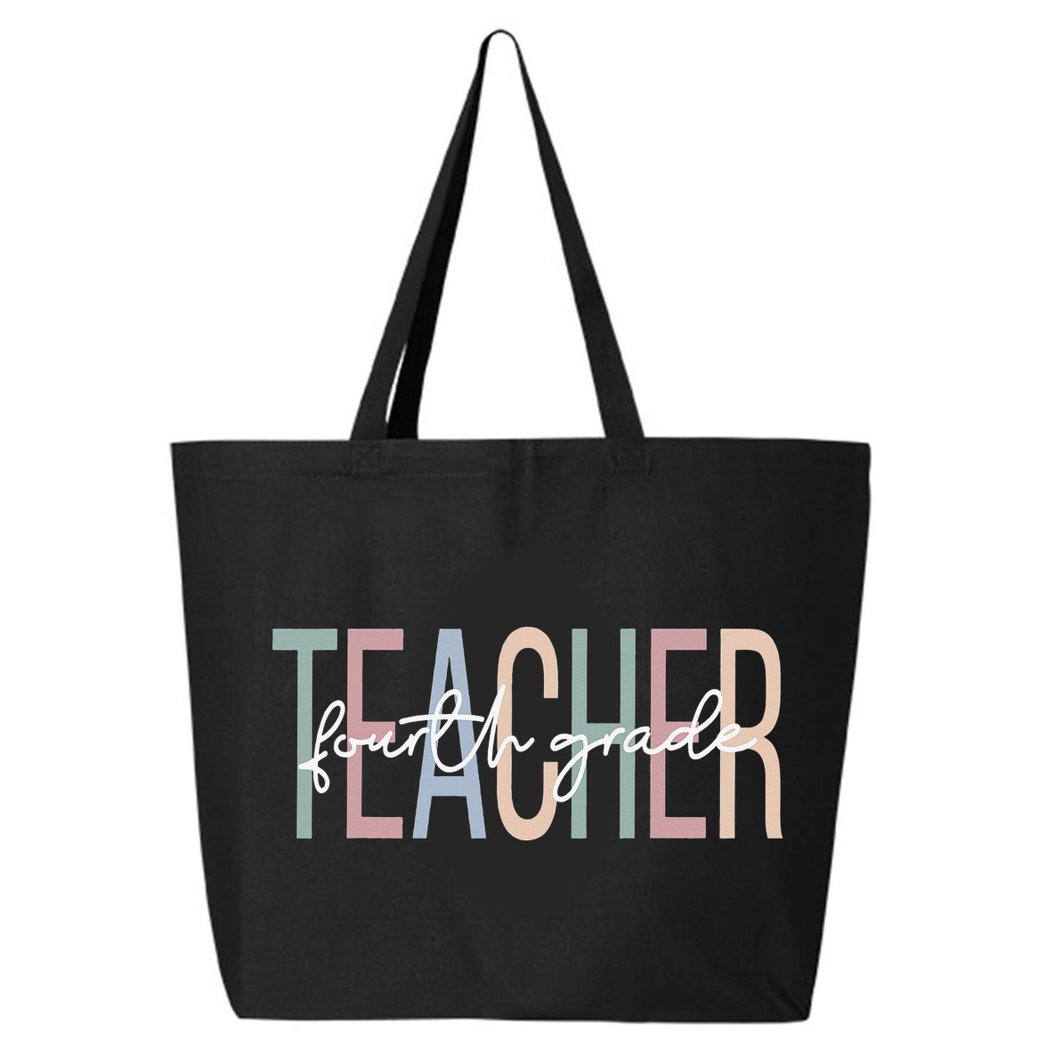 Fourth Grade Teacher Boho 4th Grade Teacher 25L Jumbo Tote