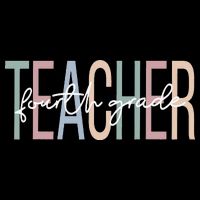 Fourth Grade Teacher Boho 4th Grade Teacher Zip Tote Bag