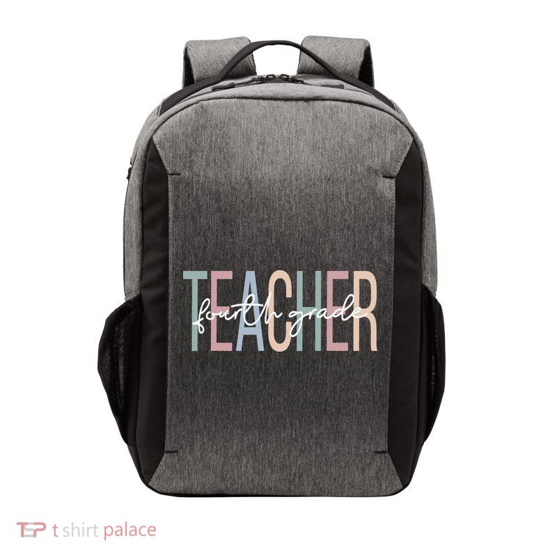Fourth Grade Teacher Boho 4th Grade Teacher Vector Backpack