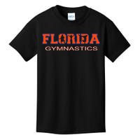 Florida Gymnastics Tumbling Gear Gymnast Aerobic Dance Kids T-Shirt