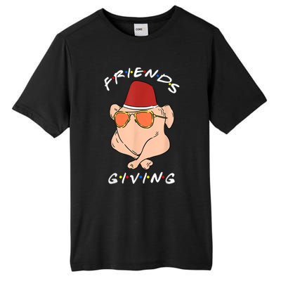 Friends Giving Turkey Diner Thanksgiving Happy Friendsgiving Gift Tall Fusion ChromaSoft Performance T-Shirt