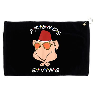 Friends Giving Turkey Diner Thanksgiving Happy Friendsgiving Gift Grommeted Golf Towel