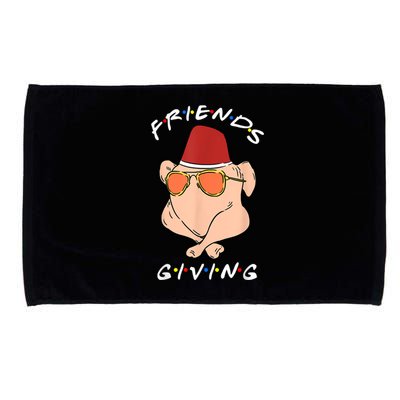 Friends Giving Turkey Diner Thanksgiving Happy Friendsgiving Gift Microfiber Hand Towel