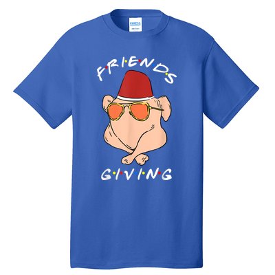 Friends Giving Turkey Diner Thanksgiving Happy Friendsgiving Gift Tall T-Shirt