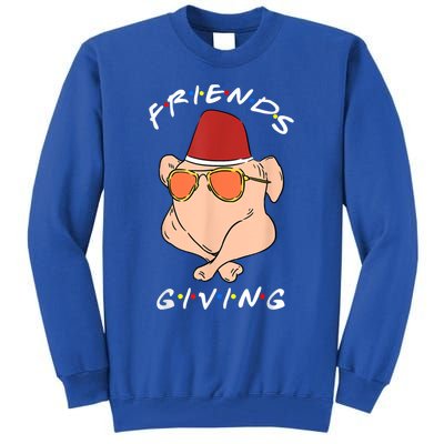 Friends Giving Turkey Diner Thanksgiving Happy Friendsgiving Gift Tall Sweatshirt