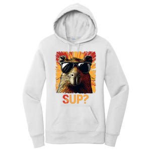 Funny Graphic Teens Capybara Women's Pullover Hoodie