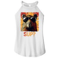 Funny Graphic Teens Capybara Women's Perfect Tri Rocker Tank