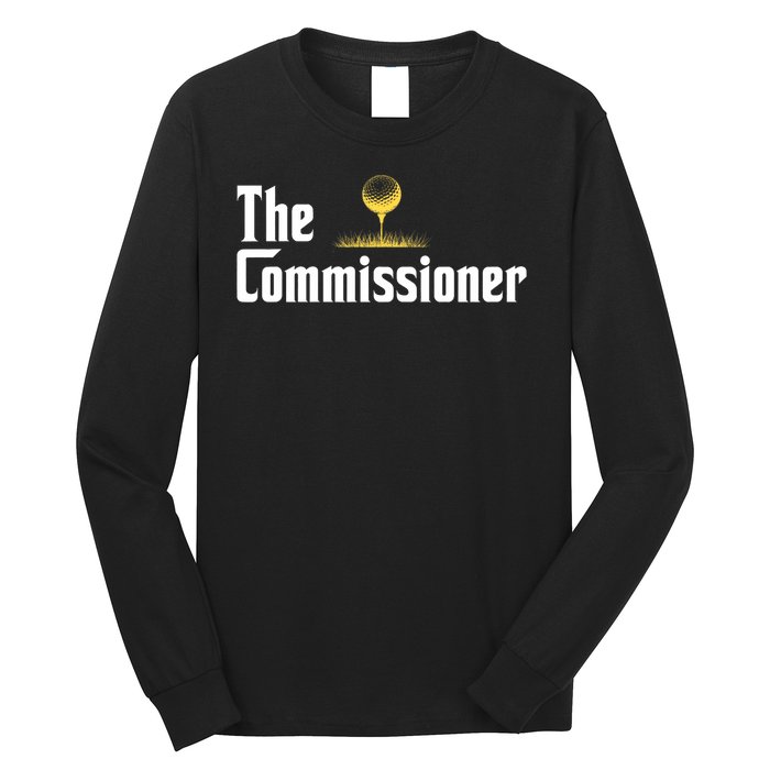 Funny Golfer The Commissioner Golf League Golfing Long Sleeve Shirt